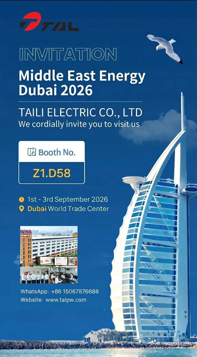 Fréamhaithe go domhain i dtarchur & i ndáileadh cumhachta, taispeánann TAILI Neart Soladach ag Middle East Energy Dubai 2026